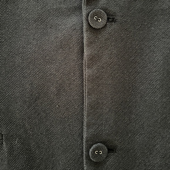 Comune Large black matte blazer. - Picture 4 of 5